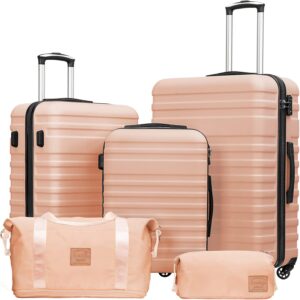 Coolife Nested Spinner Carry-On