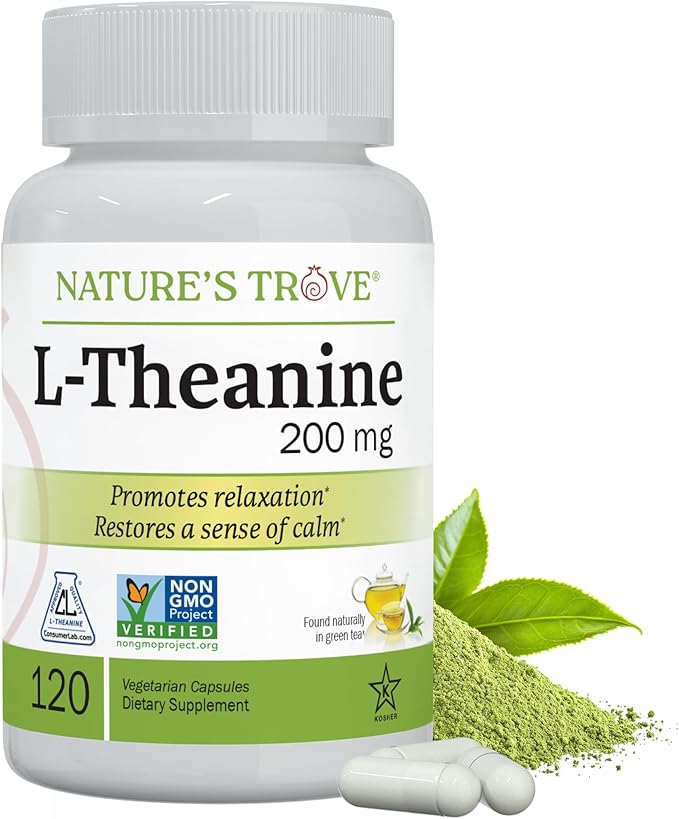 L-Theanine (100–200 mg)