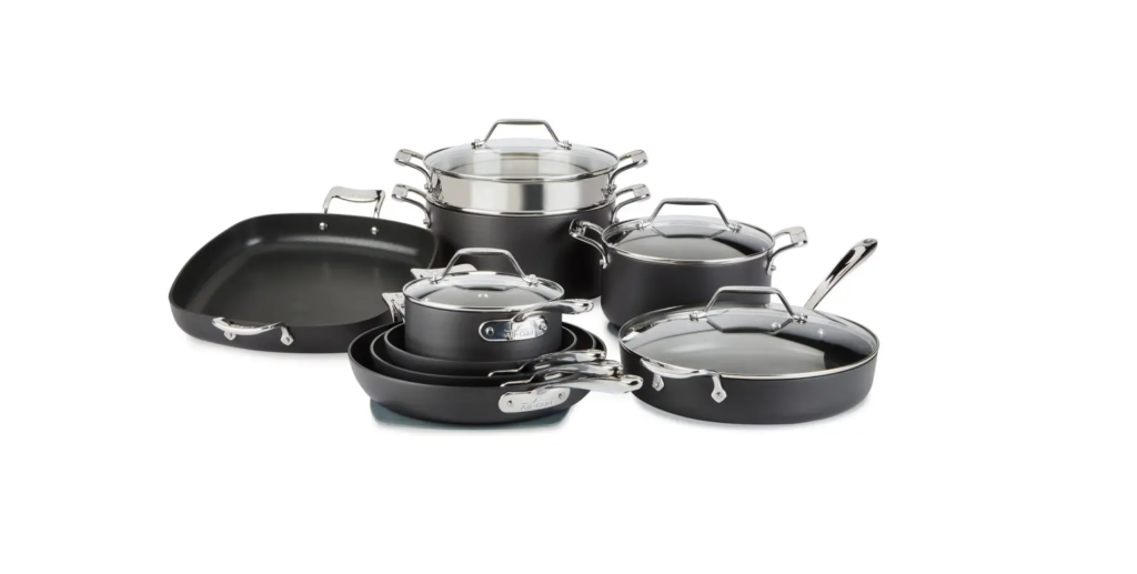All-Clad Essentials (3-piece starter set, ~$400–$500 as of mid-2026)