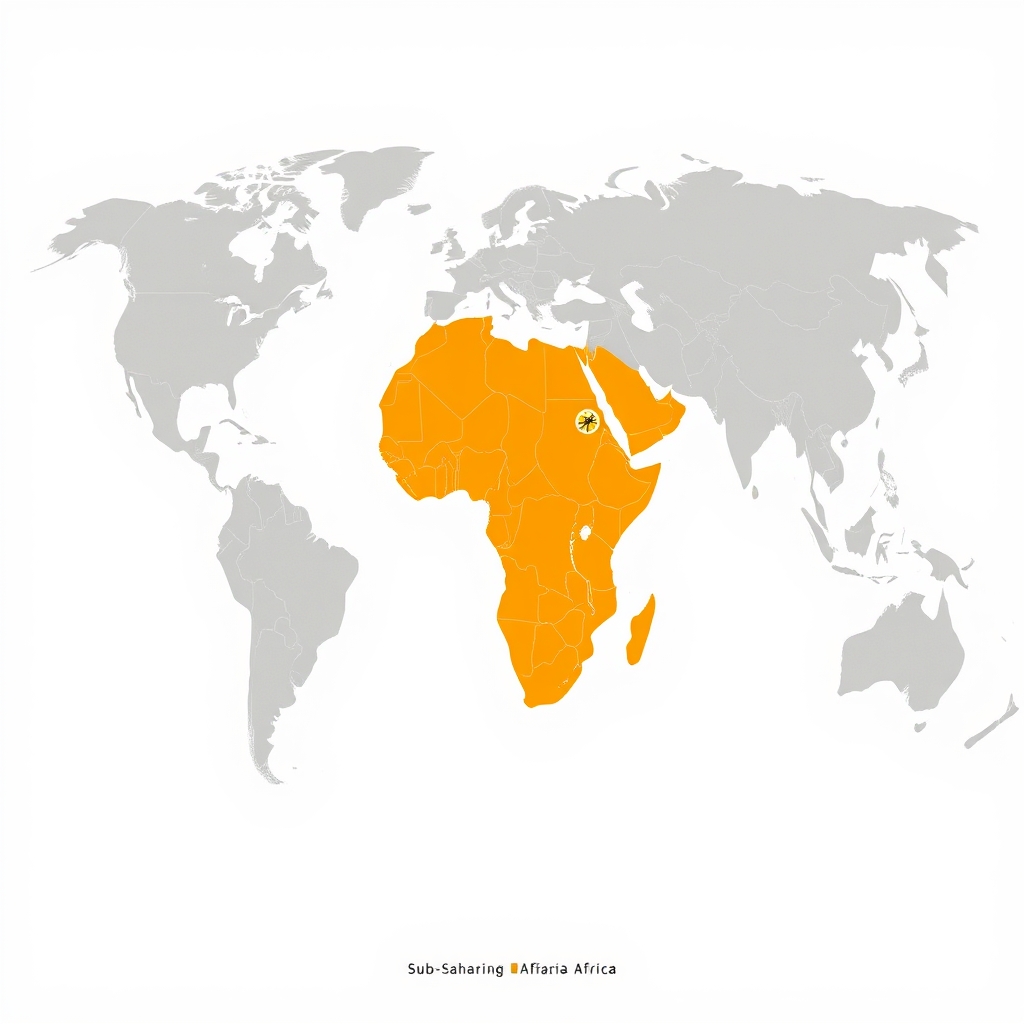 destination vaccinations 2026 — World map highlighting yellow fever and malaria endemic regions in Africa and South America with disease icons