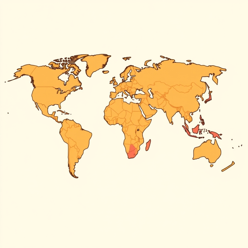 World map highlighting Caribbean, Alaska, Mediterranean, and river cruise regions with seasonal peak indicators in contrasting accent colors.