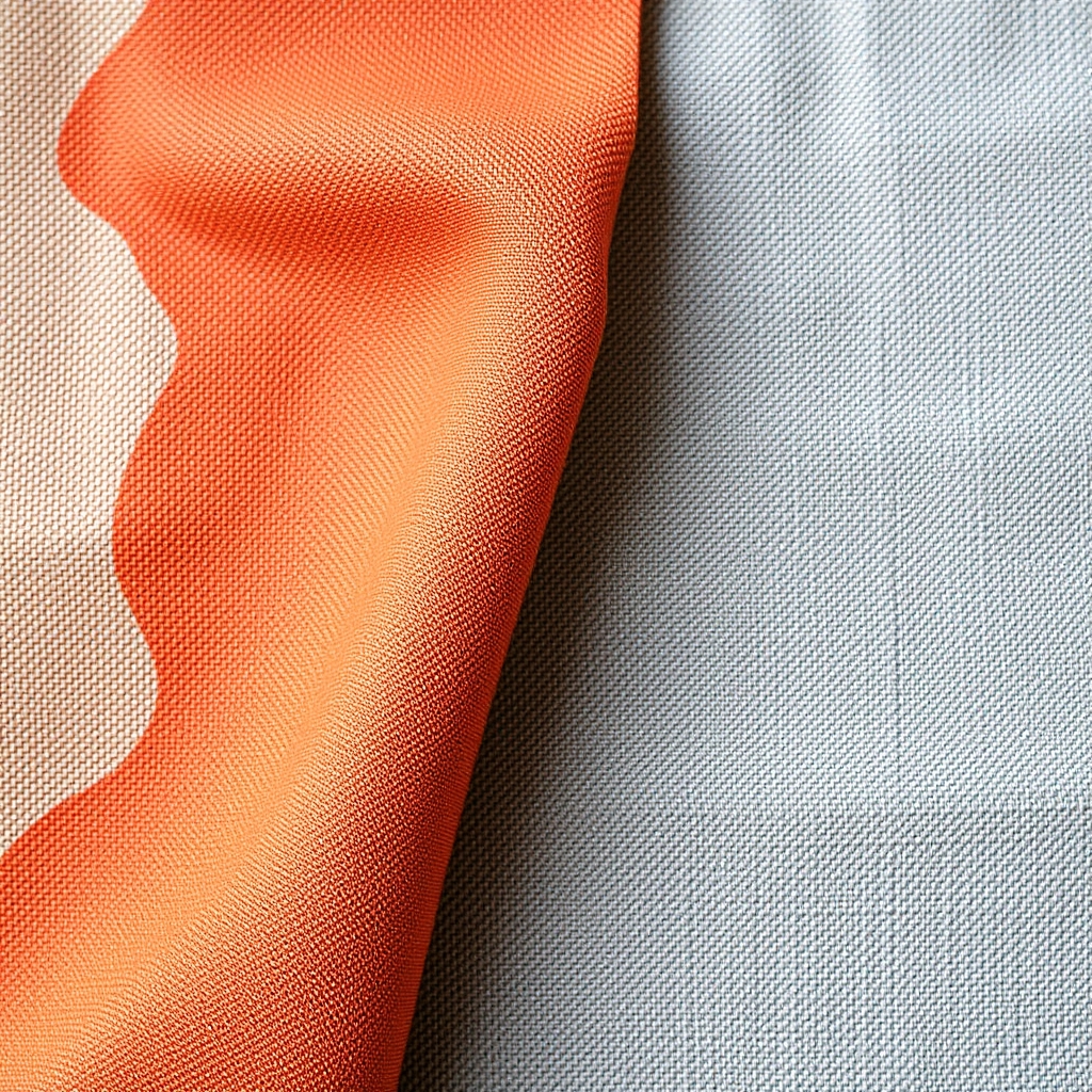 how to dry comforters — Two fabric swatches side by side contrasting a smooth vibrant textile with a pilled faded one to illustrate wear damage