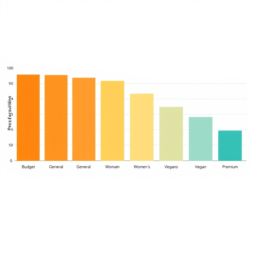multivitamin supplements comparison — Horizontal bar chart comparing price-per-serving across six multivitamin tiers from budget to premium.