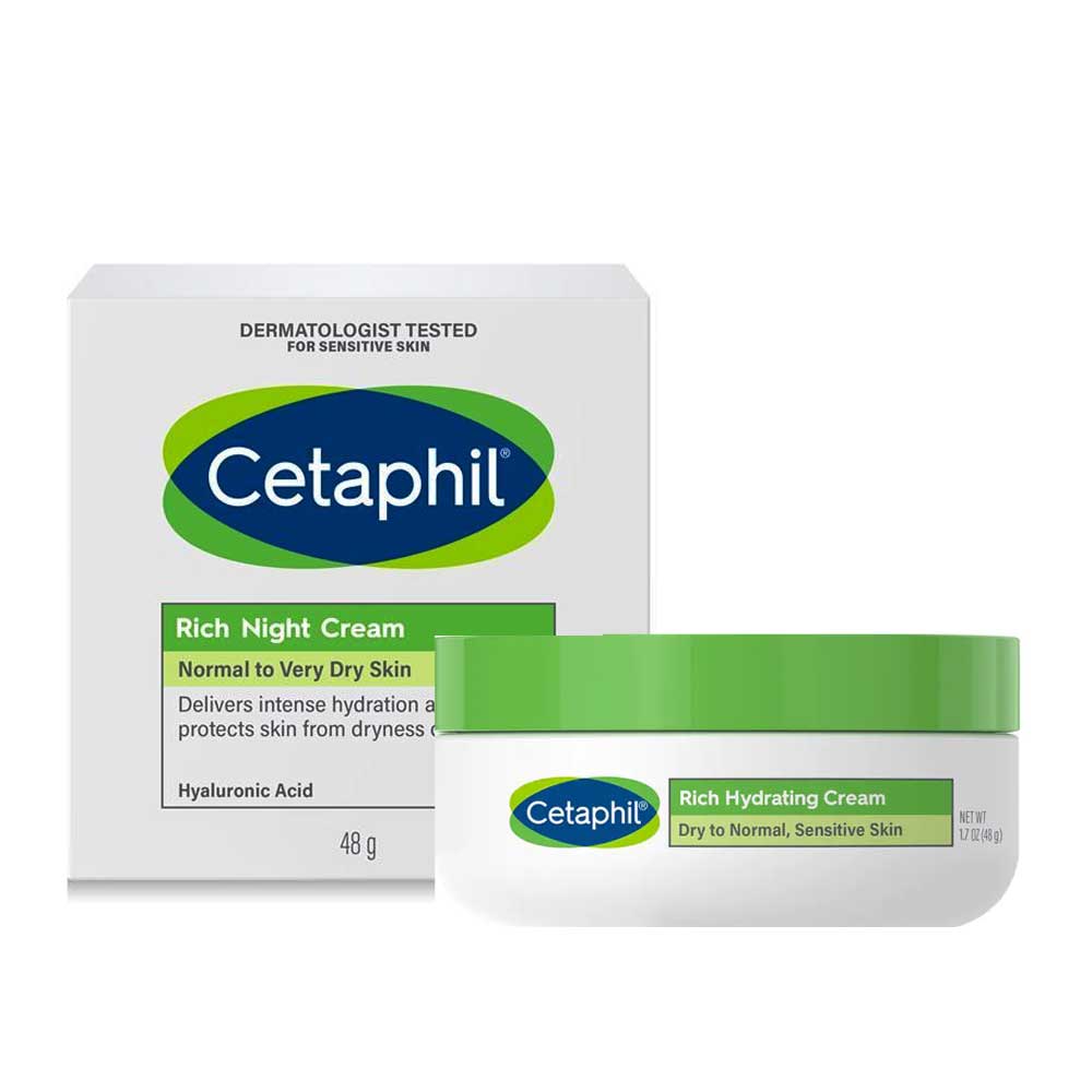 Cetaphil Rich Hydrating Cream (~$15–17)
