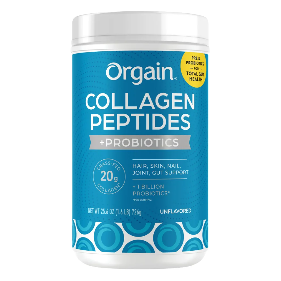 Orgain Grass-Fed Collagen Peptides + Probiotics