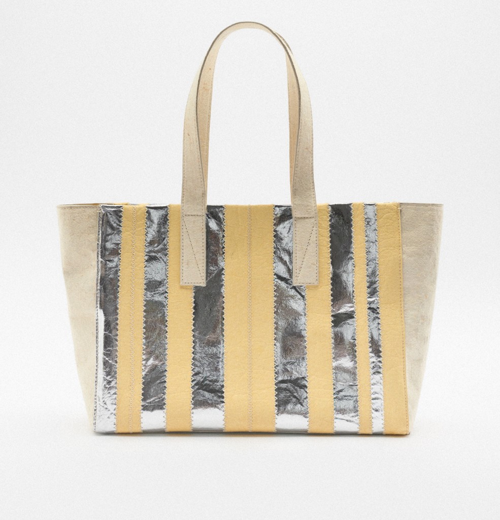 Piñatex by Ananas Anam (Tote with Stainless Steel Hardware)