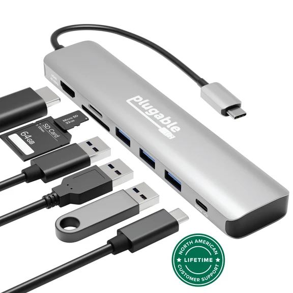 Plugable USB-C Hub 7-in-1