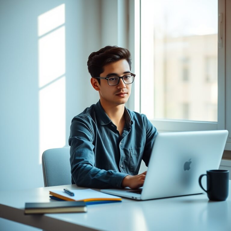 best online courses 2026 — Professional at a clean desk studying online courses on a laptop with a digital certificate visible on screen.