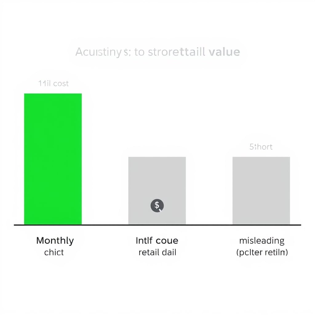 monthly fitness box — wellness boxes — Three horizontal bar comparisons showing how stated retail value differs from actual product worth in subscription boxes.