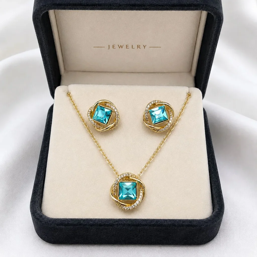 The Mara Necklace (14K Gold + Gemstone)