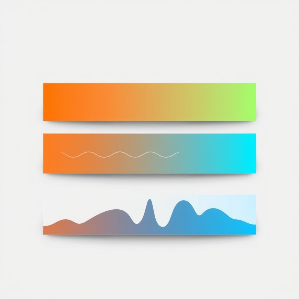 bass treble balance — Three stacked frequency band sections color-coded from warm orange bass to cool blue treble showing audio spectrum division.