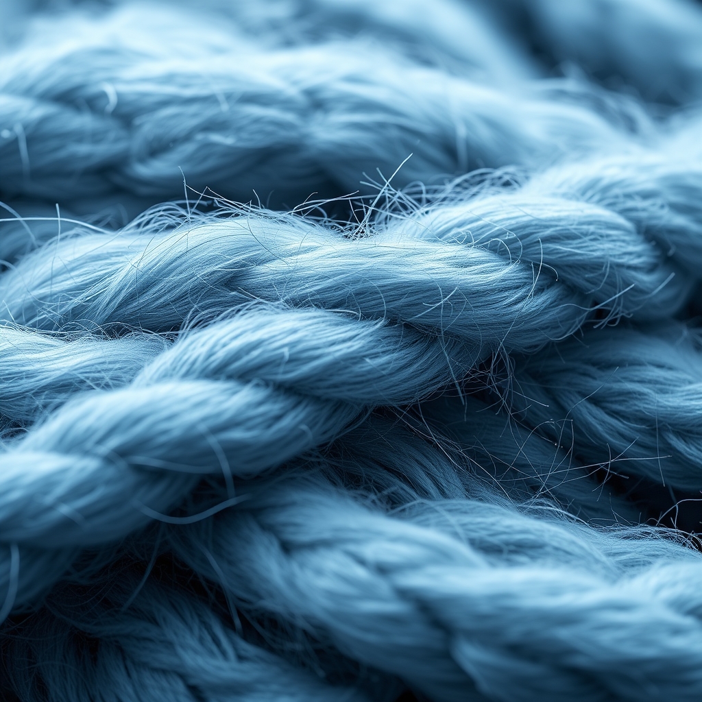 how to wash wool sweater — Macro view of wool fiber showing overlapping scales that interlock during felting
