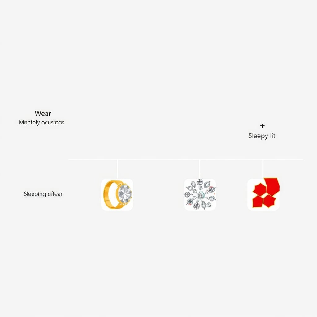 Roxanne Assoulin bracelets review — Visual wear-scenario guide showing bracelet degradation from minimal damage to significant enamel chips and crystal loss based on usage frequency.